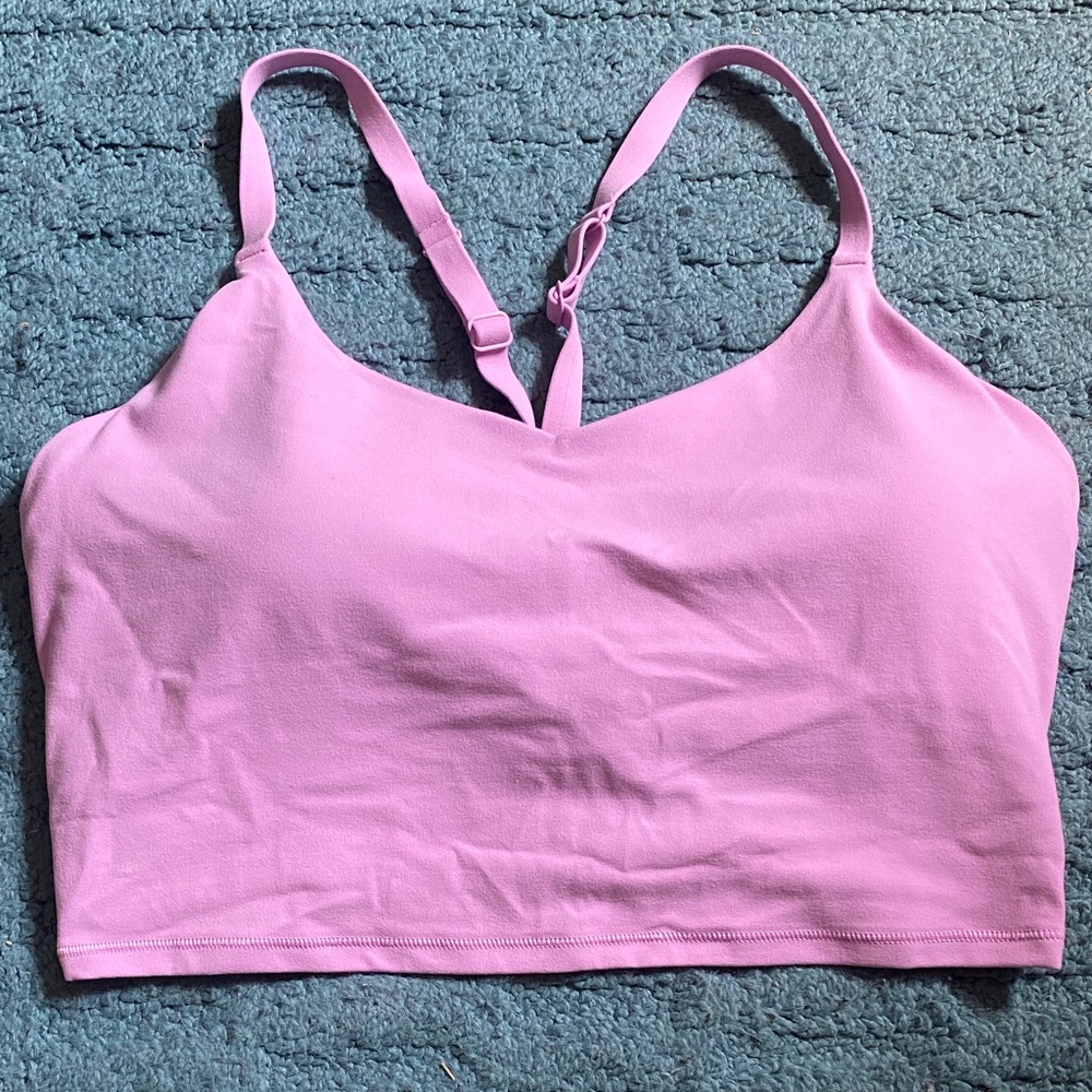 Athleta Light Pink Sports Bra